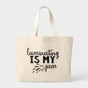 Grand Tote Bag La stratification est ma confiture ! Fourre-tout