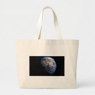 Grand Tote Bag La Terre Bleue De L'Espace Inspiration