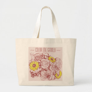 Grand Tote Bag La terre cuite a affilé le bouquet
