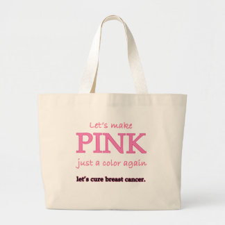 Grand Tote Bag Laisse faire à rose juste une couleur encore