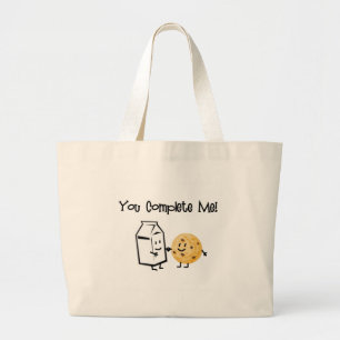 Grand Tote Bag Lait et biscuits