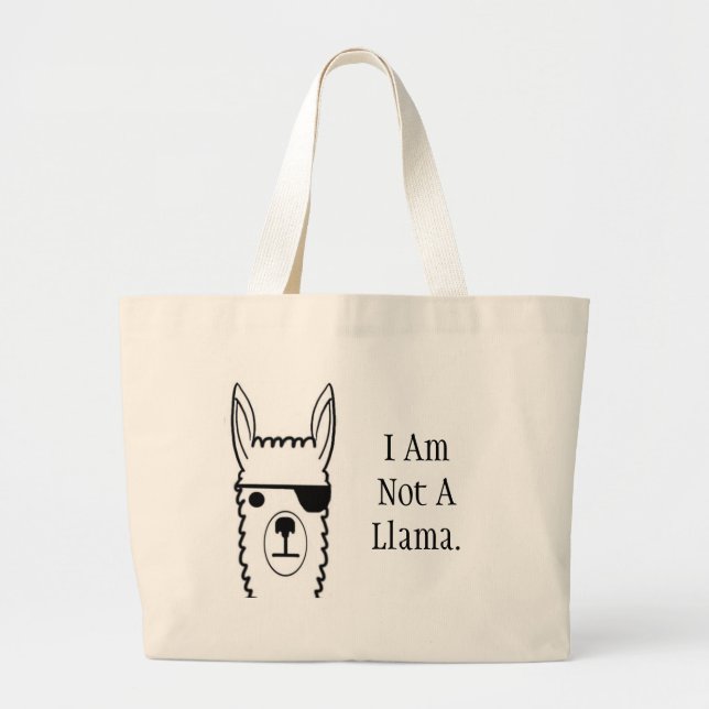 Grand Tote Bag L'alpaga sont spécial (Devant)
