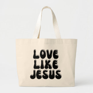 Grand Tote Bag L'amour comme Jésus