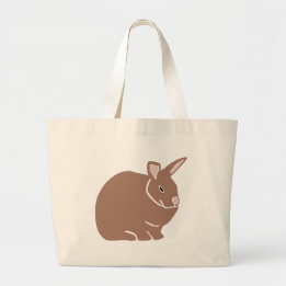 Grand Tote Bag Lapin de Pâques 