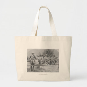 Grand Tote Bag Larry Larom avec six enfants