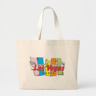 Grand Tote Bag Las-Vegas-Péché-Ville
