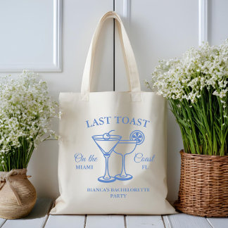 Grand Tote Bag Last Toast on the Coast Bachelorette Weekend Party