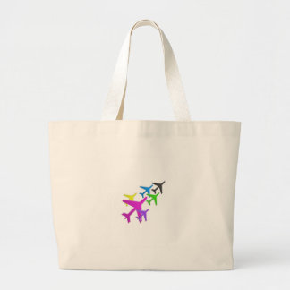 Grand Tote Bag Le cadeaux d'AVION versent le d'avion de flotte