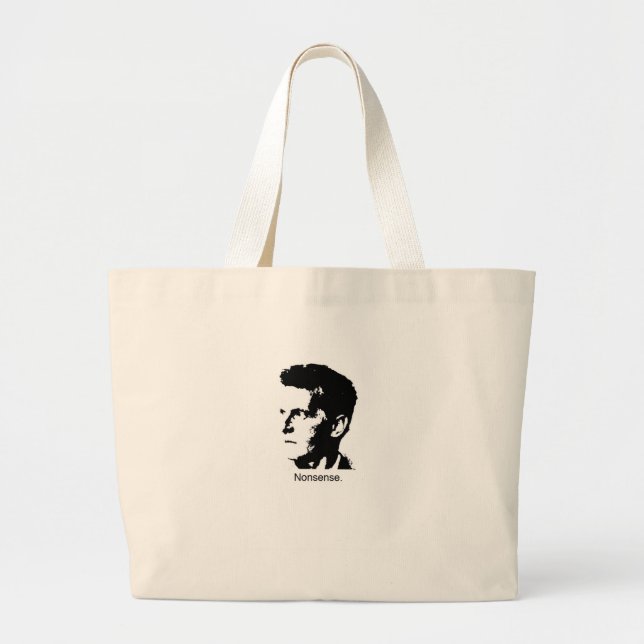 Grand Tote Bag Le charme de Wittgenstein (Devant)