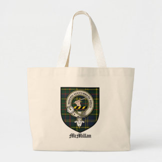 Grand Tote Bag Le clan de McMillan Crest le tartan d'insigne