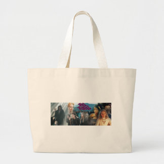 Grand Tote Bag Le collage de la série 3 de tribu