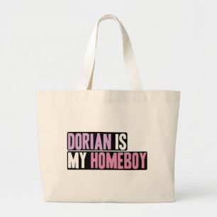Grand Tote Bag Le Dorian est mon Homeboy