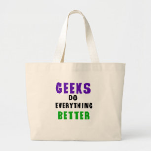 Grand Tote Bag Le geeks fait tout mieux