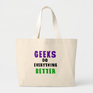 Grand Tote Bag Le geeks fait tout mieux