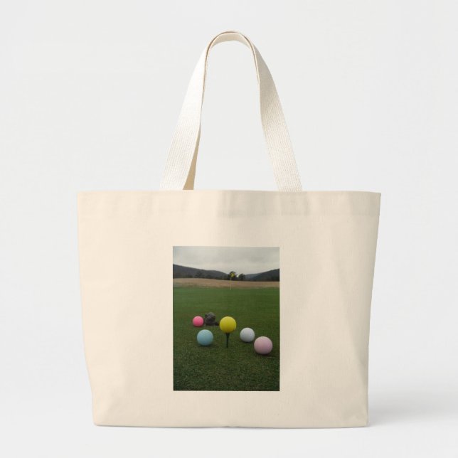 Grand Tote Bag Le golf de Pâques (Devant)
