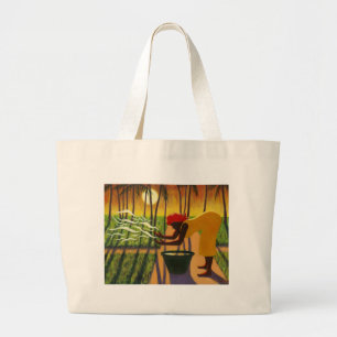 Grand Tote Bag Le jardin 2007 d'esprit