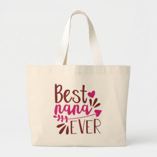 Grand Tote Bag Le Meilleur Nana de tous les mots
