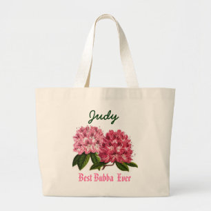 Grand Tote Bag Le meilleur rhododendron nommé toujours fait sur