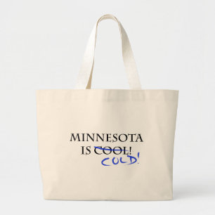 Grand Tote Bag Le Minnesota est Cool - et froid !