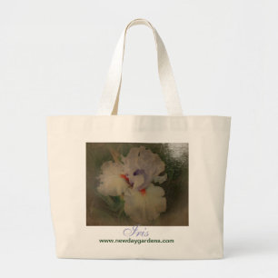 Grand Tote Bag Le nouveau jour fait du jardinage le feu amical A
