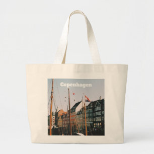Grand Tote Bag Le Nyhavn emblématique, Copenhague, Danemark