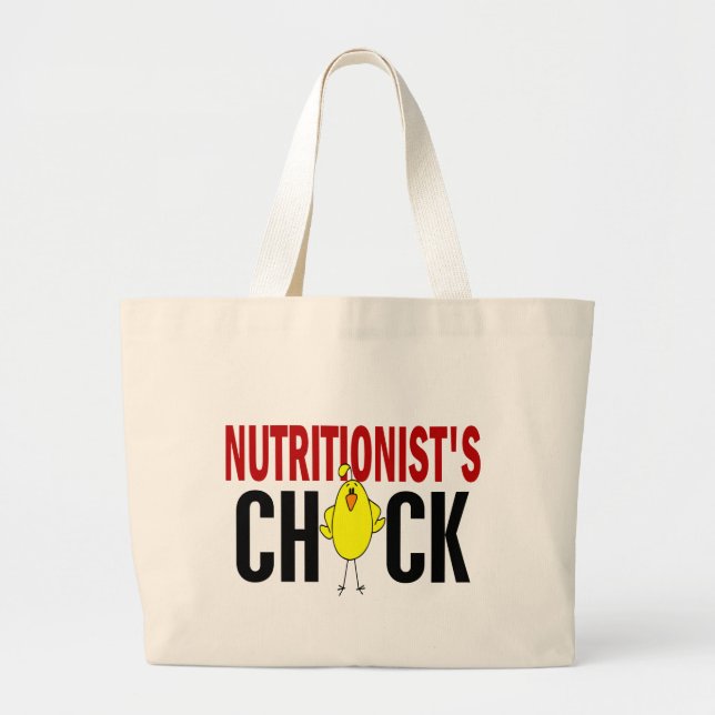 GRAND TOTE BAG LE POUSSIN DU NUTRITIONNISTE (Devant)