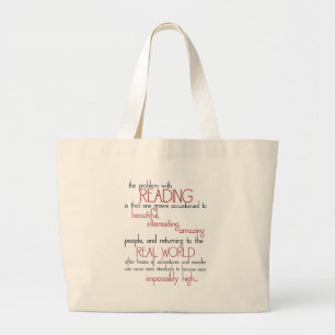 Grand Tote Bag Le problème avec la lecture
