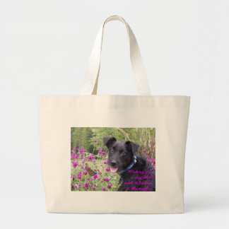 Grand Tote Bag Le souhait vous d'un jour a rempli de favoris et