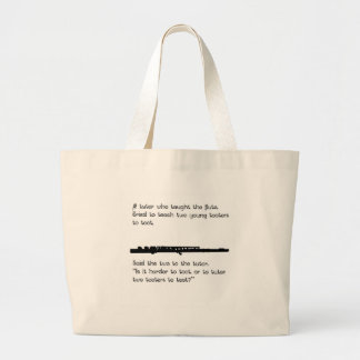 Grand Tote Bag Le tuteur de cannelure