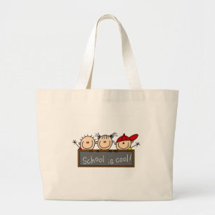 Grand Tote Bag L'école est Cool