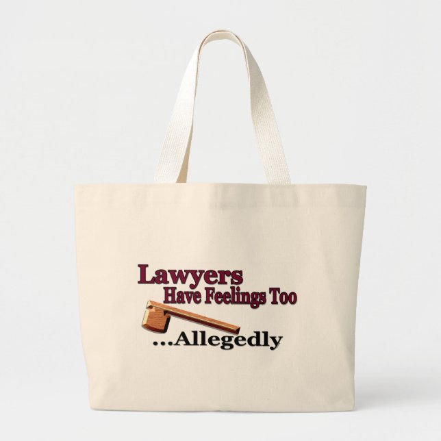 Grand Tote Bag Les avocats ont des sentiments trop… allégué (Devant)
