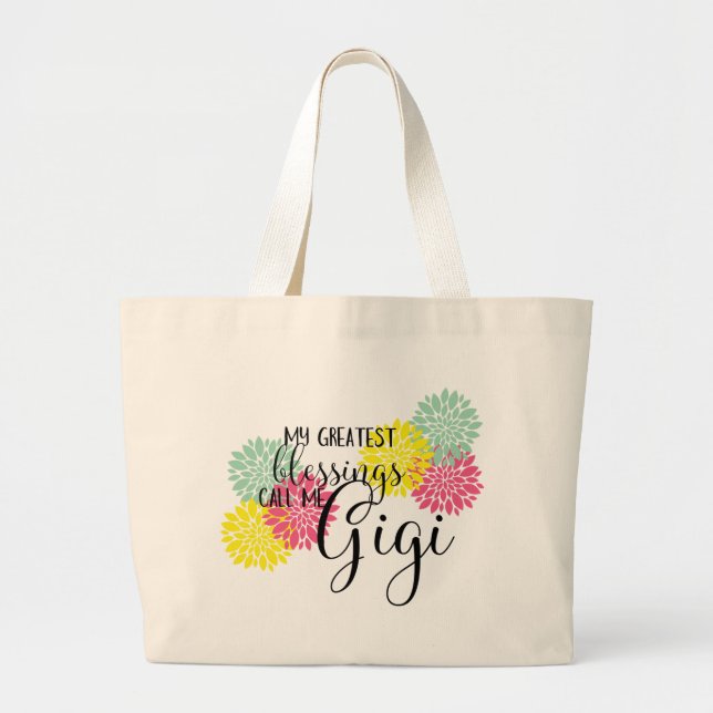 Grand Tote Bag Les bénédictions de Gigi (Devant)