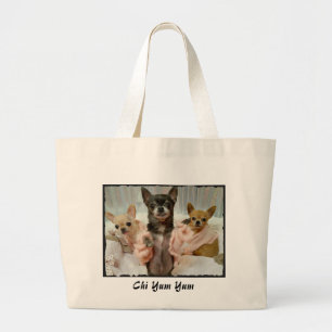 Grand Tote Bag Les filles veulent juste faire des emplettes