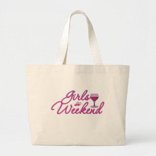Grand Tote Bag les filles weekend la nuit party l'amusement
