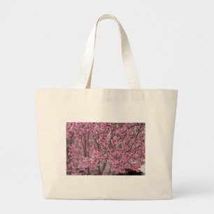 Grand Tote Bag Les fleurs de cerisiers Sakura sont roses