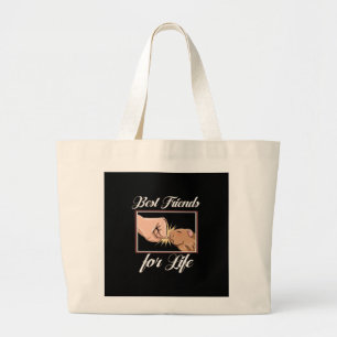 Grand Tote Bag Les meilleurs amis de la vie de la Guinée Pig   Cu