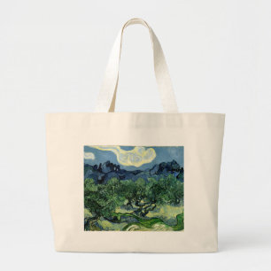 Grand Tote Bag Les oliviers de Vincent van Gogh (1889)