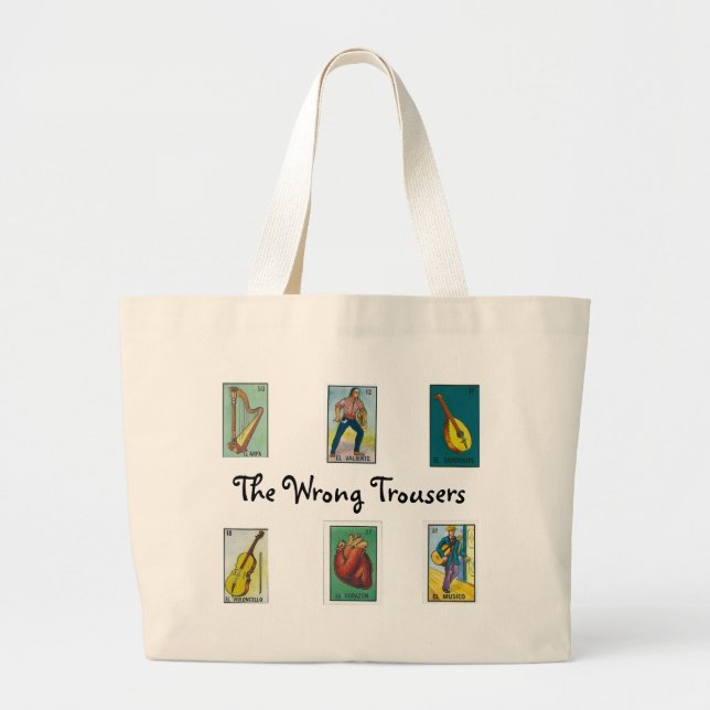 Grand Tote Bag Les pantalons faux un et compte de Fourre-tout (Devant)