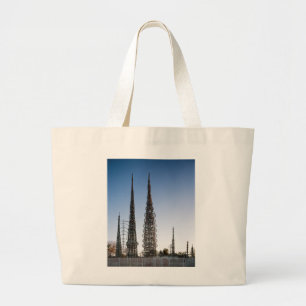 Grand Tote Bag Les tours Watts de Los Angeles