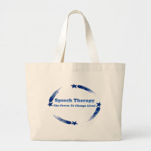 Grand Tote Bag Les vies de changement de la parole