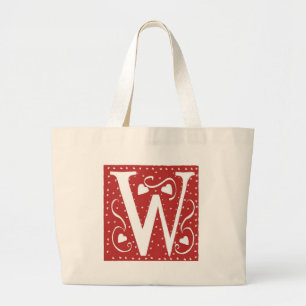 Grand Tote Bag LETTRE COEUR mariage W