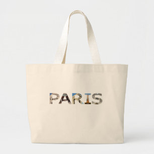 Grand Tote Bag Lettres de Paris