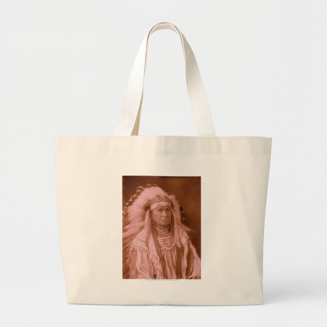 Grand Tote Bag L'homme blanc le court - corneille (Devant)