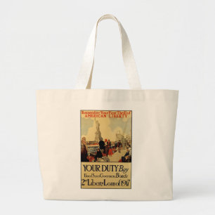Grand Tote Bag Liberté américaine