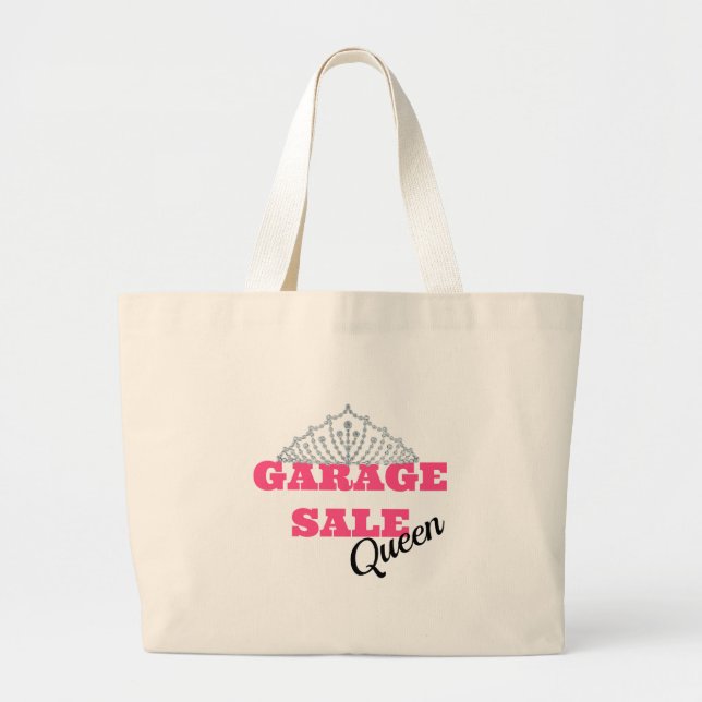 Grand Tote Bag Ligne de la Reine de brocante à domicile (Devant)