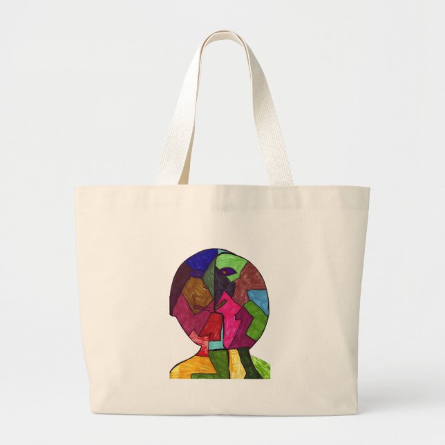 Grand Tote Bag Livre-Tristan F (Devant)