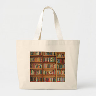 Grand Tote Bag Livres dans l'étagère