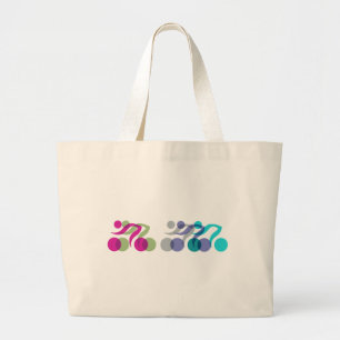 Grand Tote Bag Logo du cool Bikers