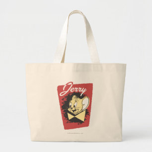 Grand Tote Bag Logo jaune de Jerry Botiw