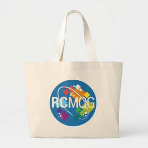 Grand Tote Bag Logo moderne de guilde d'édredon de ville de